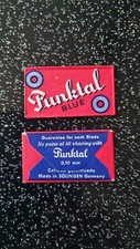 2 razor blade razor blade PUNKTAL BLUE solingen germany vintage new