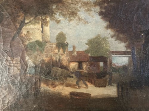 Peinture huile sur toile - huile,