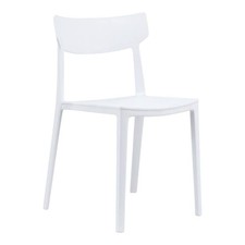 Chaise de restaurant moderne Amalfi blanche