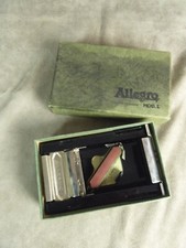 Antique ALLEGRO BRAND RAZOR BLADE IRON. Mod. L.