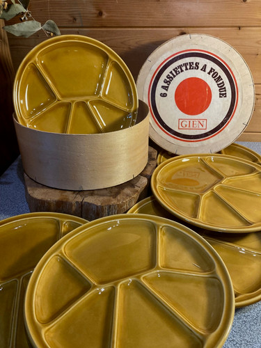 Coffret vintage assiettes - vintage, à