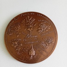 Médaille Bronze Fleurs