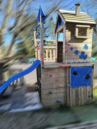 Portique jeux enfant - portique, cabane