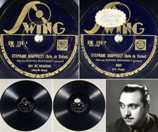 Django Reinhardt & Grappelly : Out of nowhere DISQUE 78 tours rpm SWING SW. 199