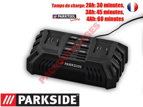 Parkside double chargeur - parkside®,