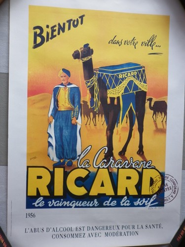 Affiche publicitaire ricard - affiche,