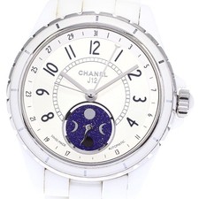 CHANEL J12 Fars de Lune H3404 Moon phase Silver Dial Automatic Men's_802115