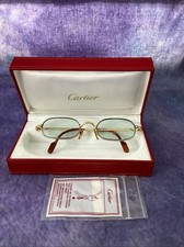 Authentic Cartier Orfy  Oval Platine Sunglasses Frames Gold Vintage