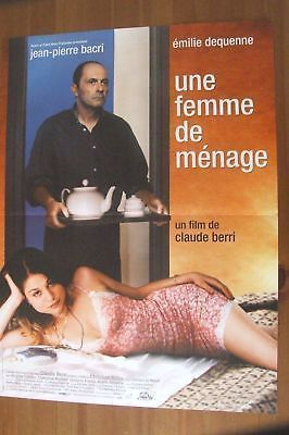 Affiche une femme de - -, menage