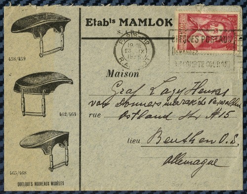 Enveloppe illustrée ets - -, "ets