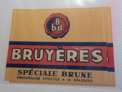 Etiquette biere brune - ,