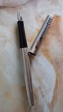 Parker Chrome Vintage Fountain Pen - France