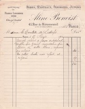 75 PARIS lingere ALINE BENOIST