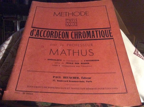 Methode accordéon - methode, d’accordÉon