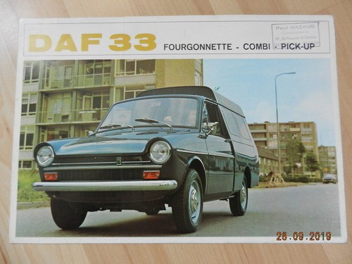 Catalogue daf fourgonnette - 33,