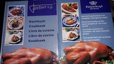 2 livres de cuisine multilingues Anglais Français Espagnol Allemand Néerlandais