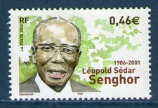 TIMBRE 3537 NEUF XX LUXE  - LEOPOLD SEDAR SENGHOR - HOMME D'ETAT ET POETE
