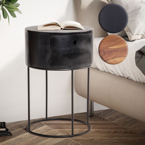 Finebuy table nuit bois - nuit,