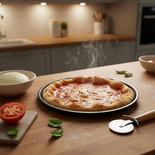 Moule pizza rond perforé - à,