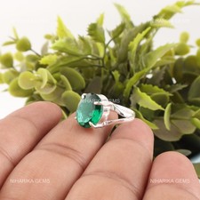 Bague Solitaire En Argent