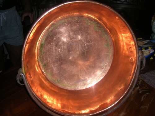 Chaudron cuivre ancien - cuivre,