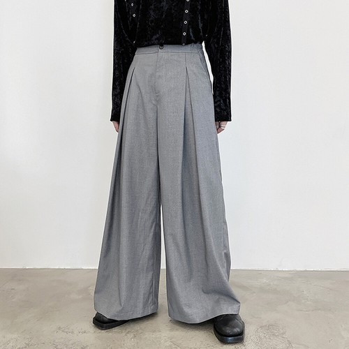 Hommes pantalon jambe large - pantalon,