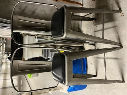 Lot chaises hautes tolix - 2,