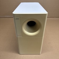 Bose Powered Acoustimass 8 Series II White, Bass Speaker System Revised By Bose