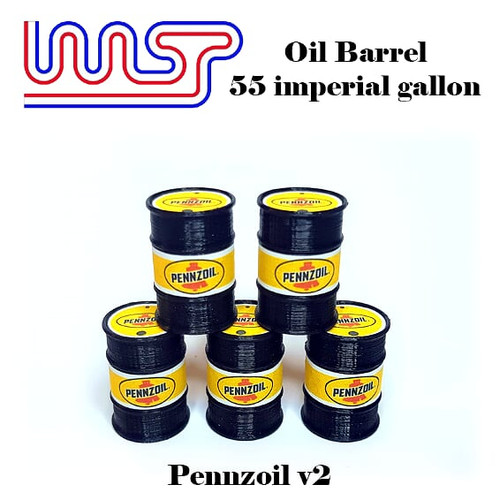 Pennzoil baril drum - x,