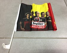 DRAPEAU SUPPORTER FOOT RED DEVILS BIERE BELGE BELGIAN BEER JUPILER # ALL IN RED 