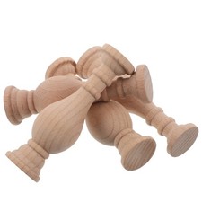 Lot de 4 balustres en bois 