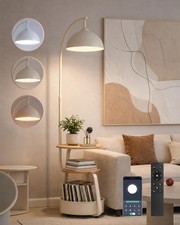 Floor Lamp with 3-Tier Storage