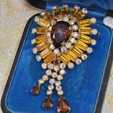 Rare Grande Broche Cascade