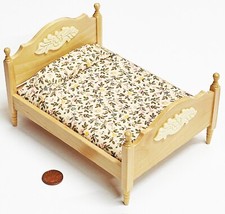 Lit Double En Bois De Pin