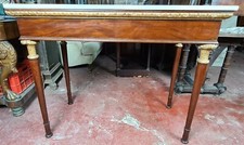 CONSOLE EN BOIS D'ACAJOU