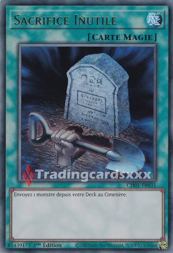 Sacrifice inutile - yu-gi-oh!,