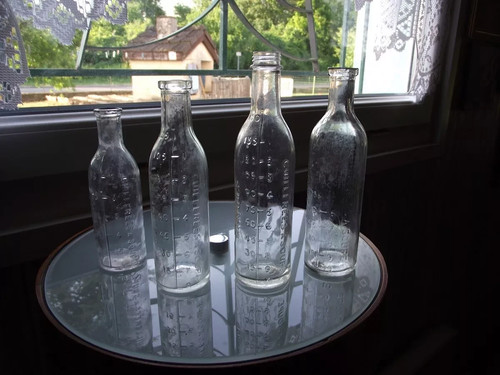 Anciens bouteille verre