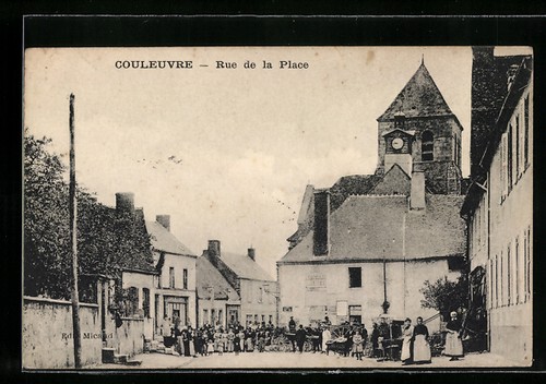 Cpa couleuvre rue la - couleuvre,,