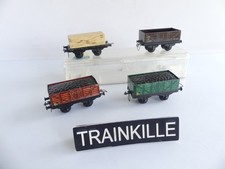 TRIX EXPRESS / TTR METAL HO 4 VARIOUS AXLE CARS