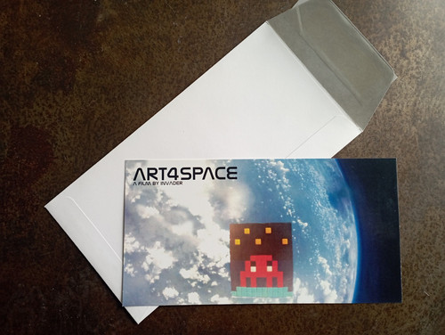 Rare invader invitation art - invitation, "art