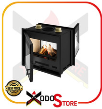 Insert De Cheminée Bifacial À Bois 5 Étoiles EVA CALOR DIEGO 8 - Mail X Remise