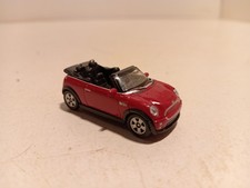 Welly CN BMW Austin Mini cabriolet ouvert rouge 1/72 TBE