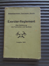 Swiss firefighter 1935 - mouth and fire lance - operation of hydrants and