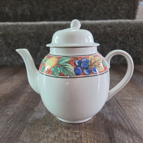 Wedgwood sienna teapot with - sienna,
