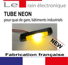 LOT DE 4 TUBES NEONS ECLAIRAGE GARES, MODELISME TRAIN HO