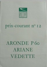 Brochure tarif Suisse SIMCA