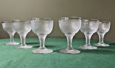 6 verres à liqueur en cristal