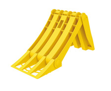 Cale de roue rabattable