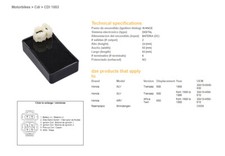 MODULE D'ALLUMAGE DZE CDI