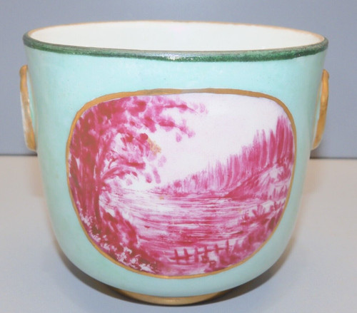 Joli ancien petit cache pot - petit,